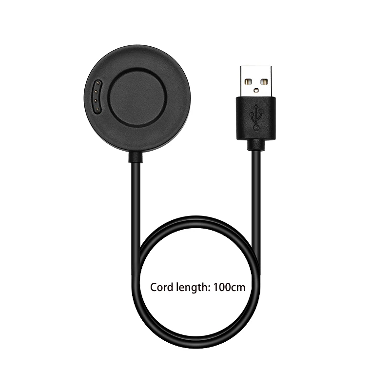 Зарядное устройство USB для смарт часов Amazfit Stratos 3 длина шнура 100