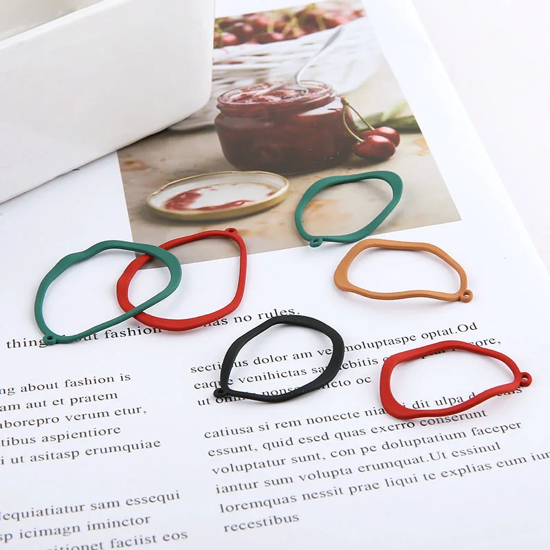 Новый стиль 40 шт./лот резиновая краска Геометрия неправильная форма капли воды