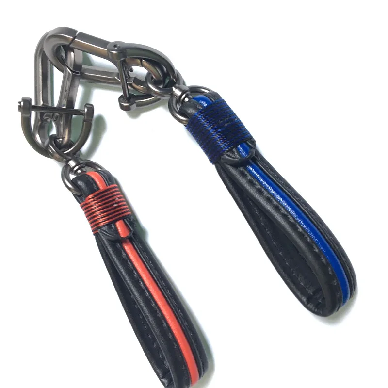 Высококачественный кожаный брелок ручной работы для ключа из натуральной кожи