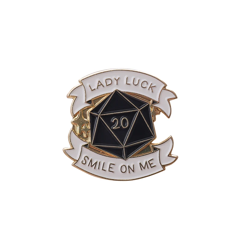Style5 Подземелья и Драконы эмали штырь D20 DnD 20 двусторонняя игра в кости брошки и шпильки значки ролевые игры игра в кости игра для любителей значок на лацкан - Окраска металла: Style5