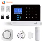 Беспроводная Wi-Fi GSM сигнализация с металлодетектором, датчик окон и дверей, комплект умного дома, система охранной сигнализации для приложения TUYA