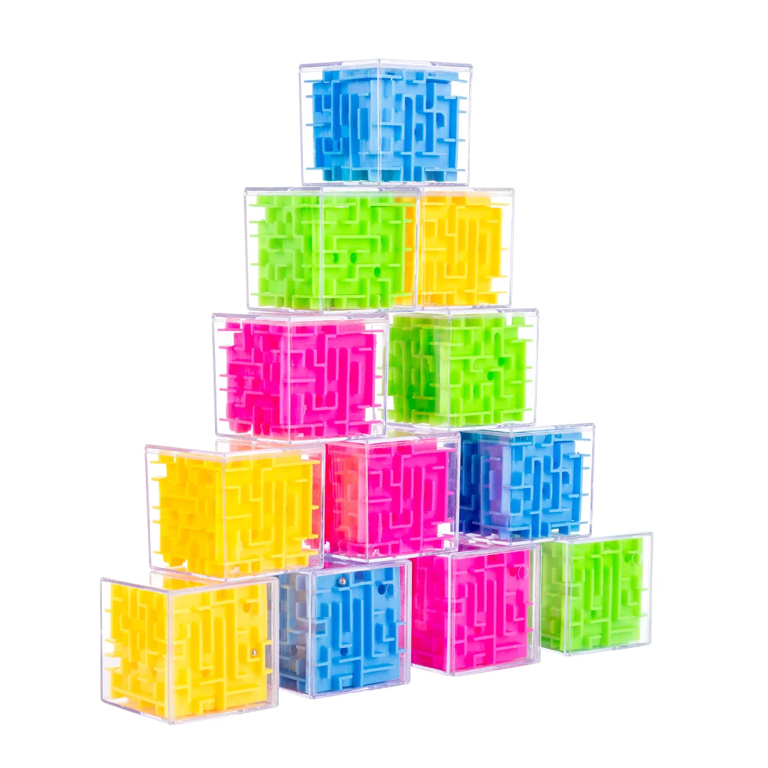 12 шт./компл. 4 типов 3D шар соты лабиринт поворотных игровой набор игрушек