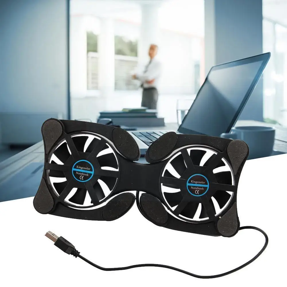 

Foldable Usb Notebook Cooling Fan Notebook Cooling Fan Dual Octopus Fan Mini Silent Bracket Bracket Cooling Radiat F5a0