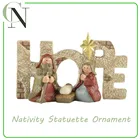 Статуэтка для рождества Христоса, поделка с изображением семейства Христова, подарок с Иисусом, христианские зеркальные подарки, статуэтка