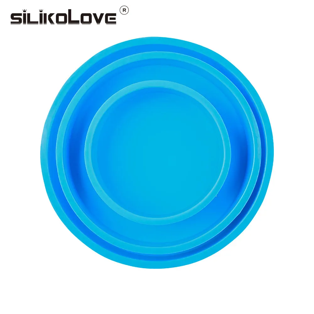 Большие новые силиконовые формы SILIKOLOVE для выпечки антипригарные круглые десерты