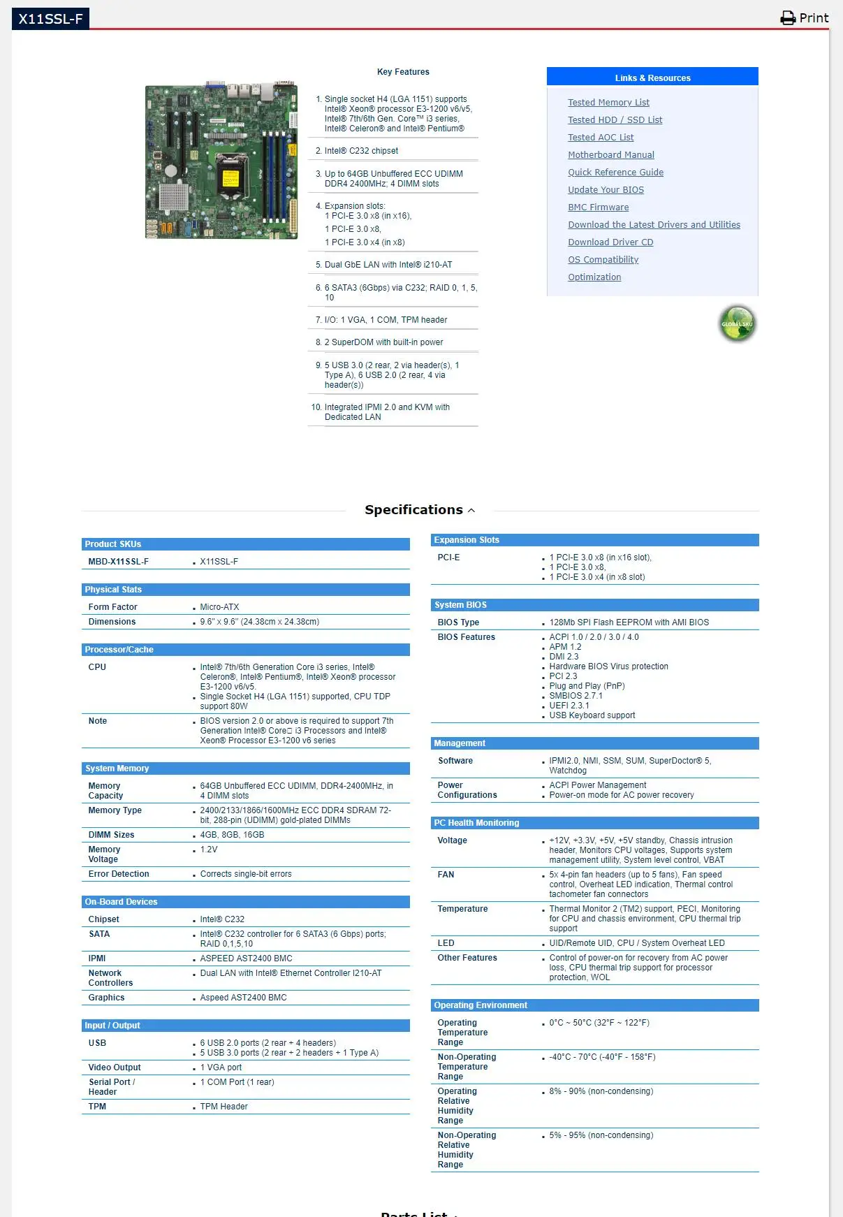 Bestellen Server Workstation Motherboard Für Supermicro X11SSL-F REV 1,01