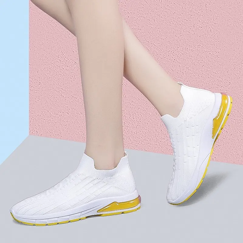 

Fashion Sneakers Women Breathable Mesh Sport Shoes Air Cushion Running Shoes for Women Casual Lightweight Jogging Fitness Shoes