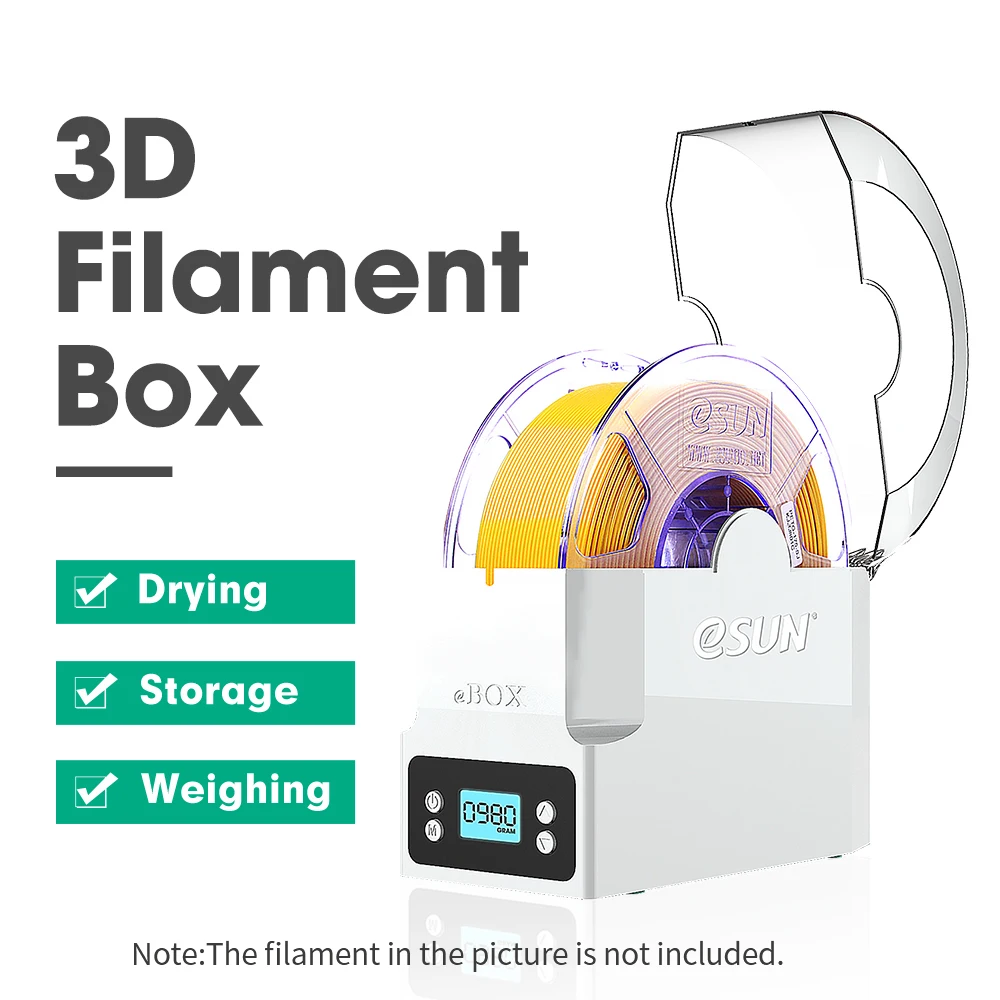 Коробка для хранения наполнителя 3d-печати eSUN eBOX держатель сухая нить измерения