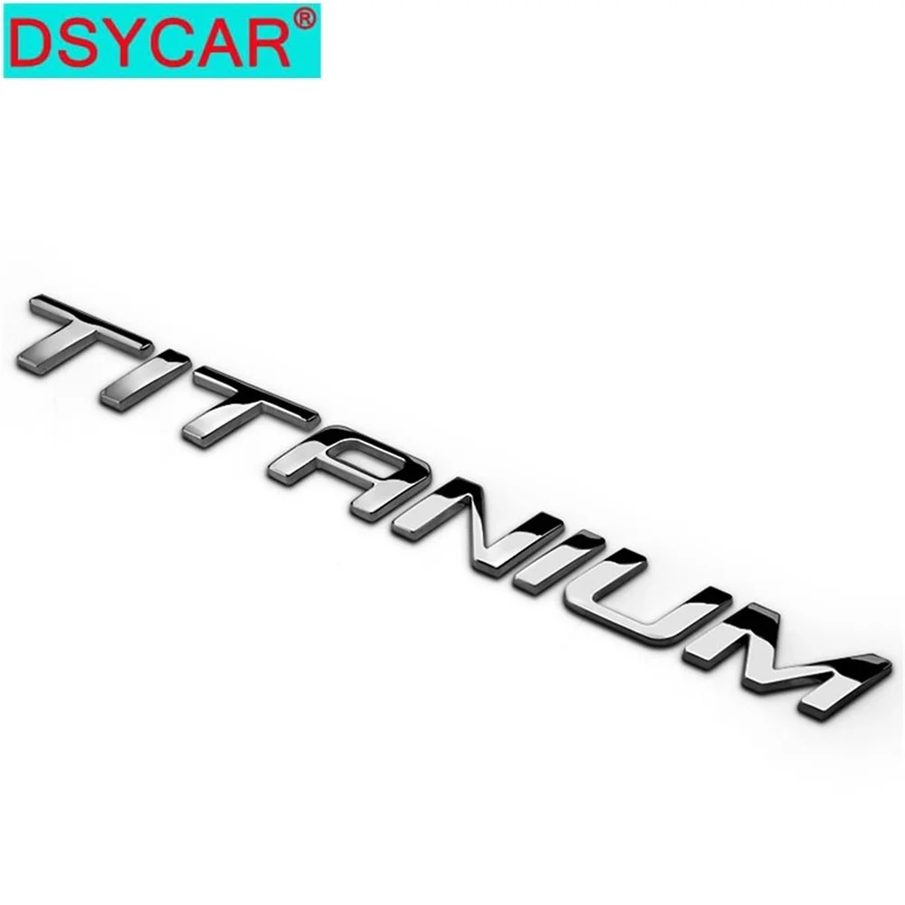 DSYCAR 1 шт. 3D металлический титановый автомобильный боковой брызговик задний
