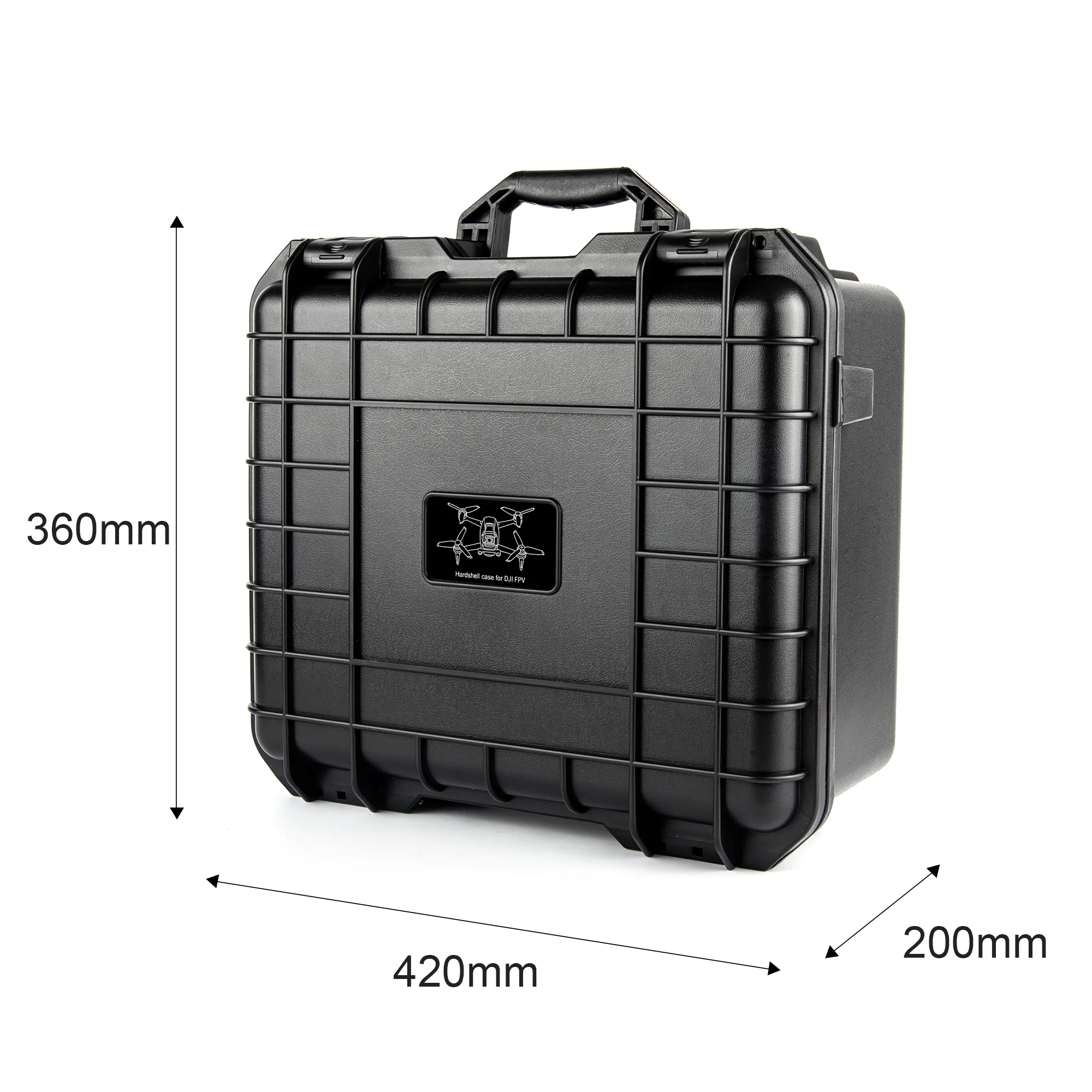 

Portable Hard Case ABS Waterproof Carrying Case Travel Drone Boxes Storage Bag Larage for DJI PFV Combo Camera Drone Accessories