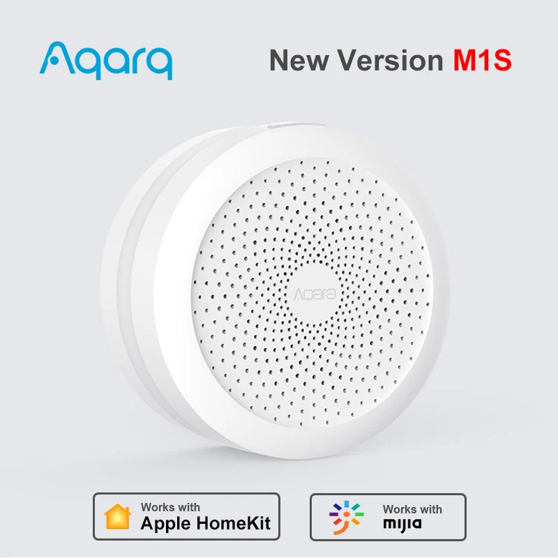Блок управления умным домом Aqara Hub M1S многофункциональный шлюз со светодиодной