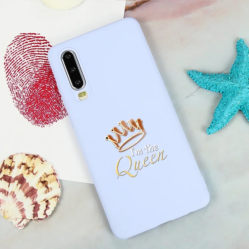 Конфетный чехол huawei P30 Lite силиконовый на заднюю панель с мультипликационным