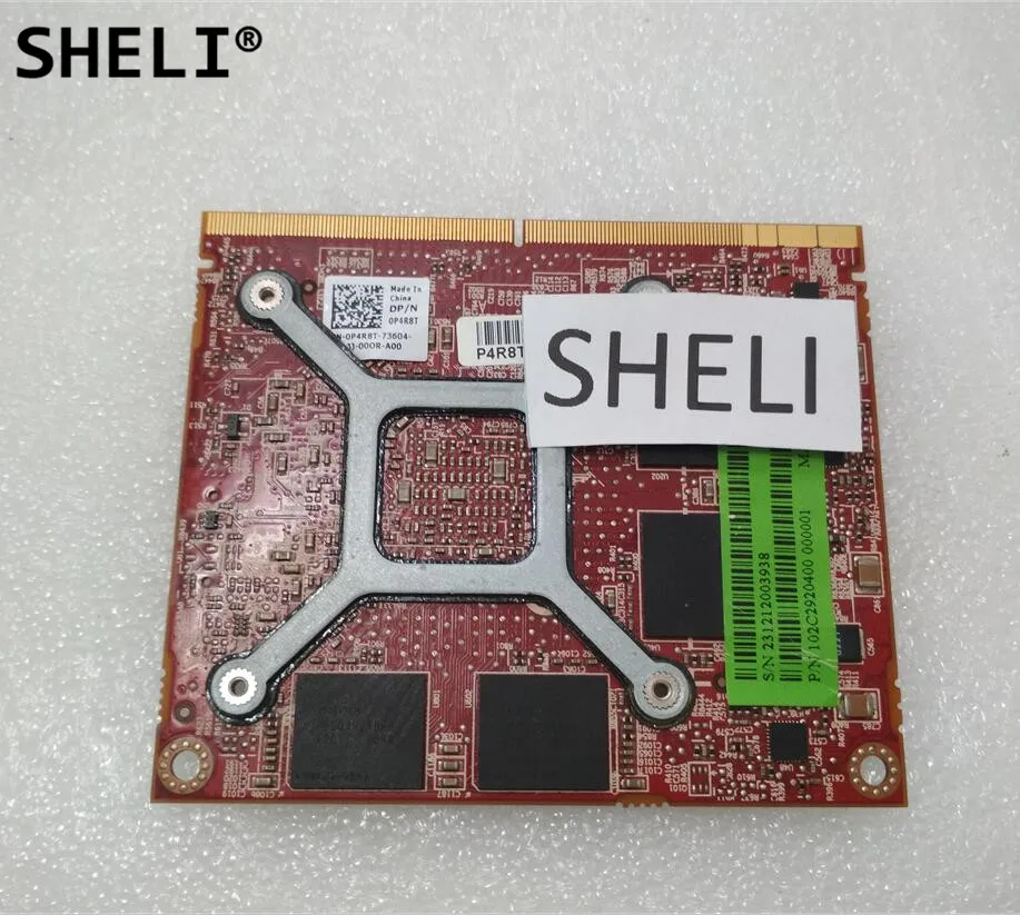 Видеокарта SHELI HD6770M HD 6770M M5950 216-0810001 DDR5 1 ГБ MXM A VGA для D e L M4600 6700M | Компьютеры и офис