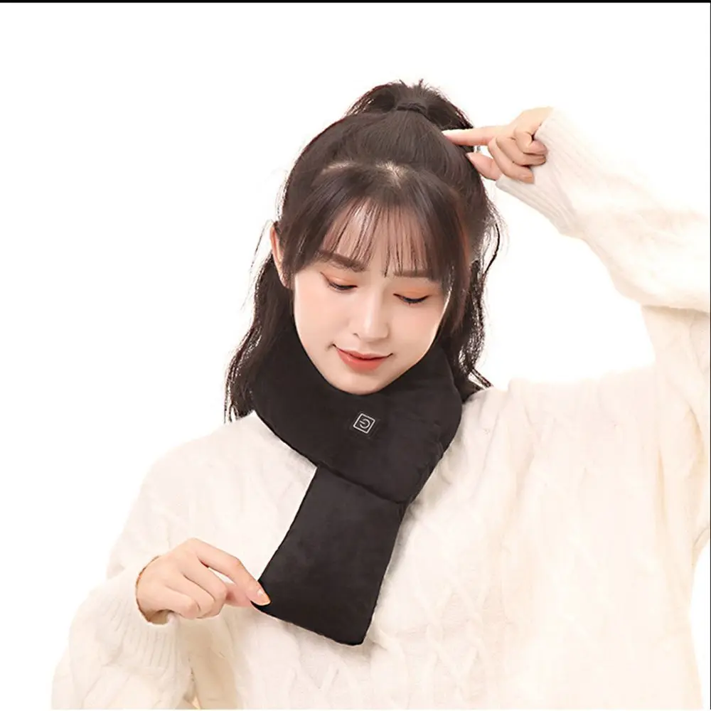 

Fashion Pad Shawl Rechargeable Temperature Control Electric Heated Scarf Electric Winter Warmer Warmer Shawl Neck Wrap