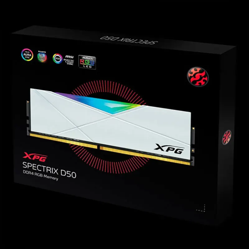 

ADATA DDR4 RAM XPG SPECTRIX D50 RGB MEMORY MODULE 8GB 16GB 3200MHz 3600MHz PC Desktop Memory