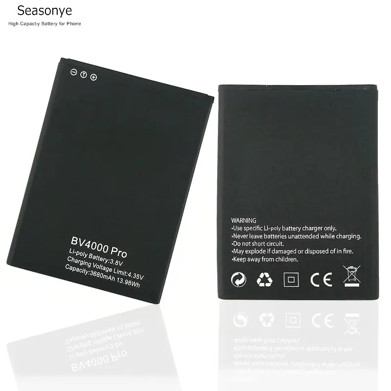 Seasonye розничная/Массовая 3680mAh / 13.98Wh BV4000 Pro запасная батарея для сотового телефона