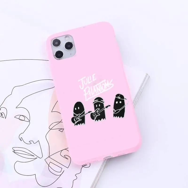 

Julie and the Phantoms Sunset Phone Case Candy Color for iPhone 6 7 8 11 12 s mini pro X XS XR MAX Plus protective custom shell