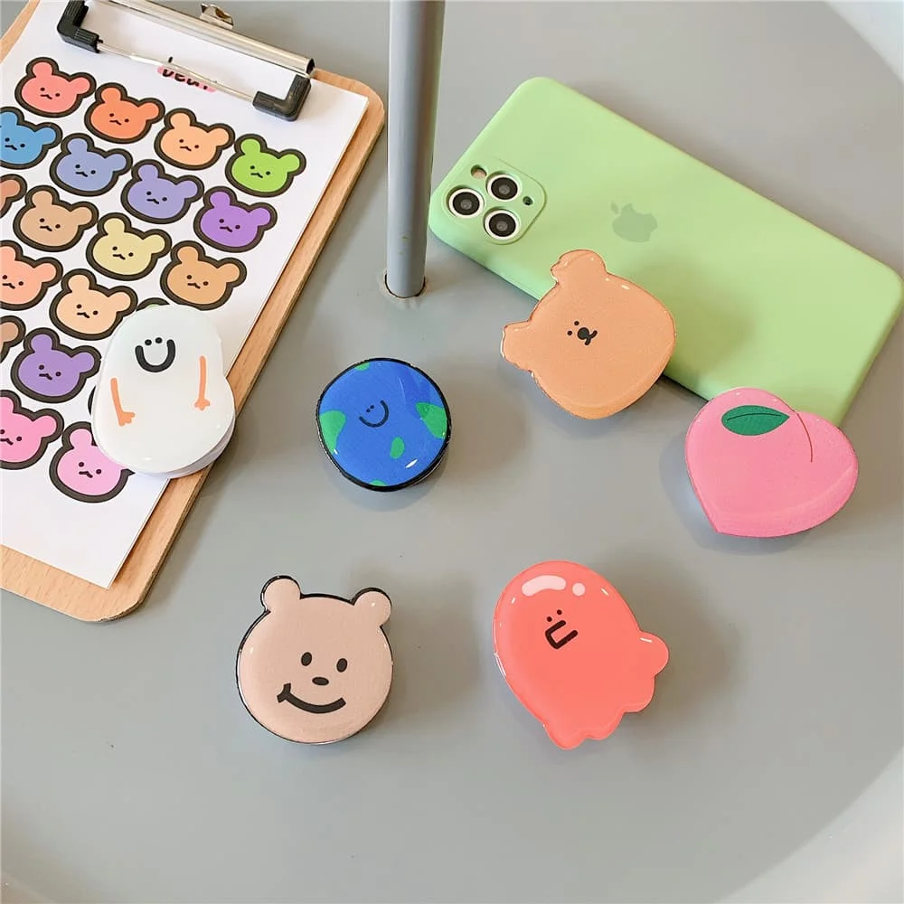 Милый мультяшный мобильный телефон держатель аксессуары кольцо на палец