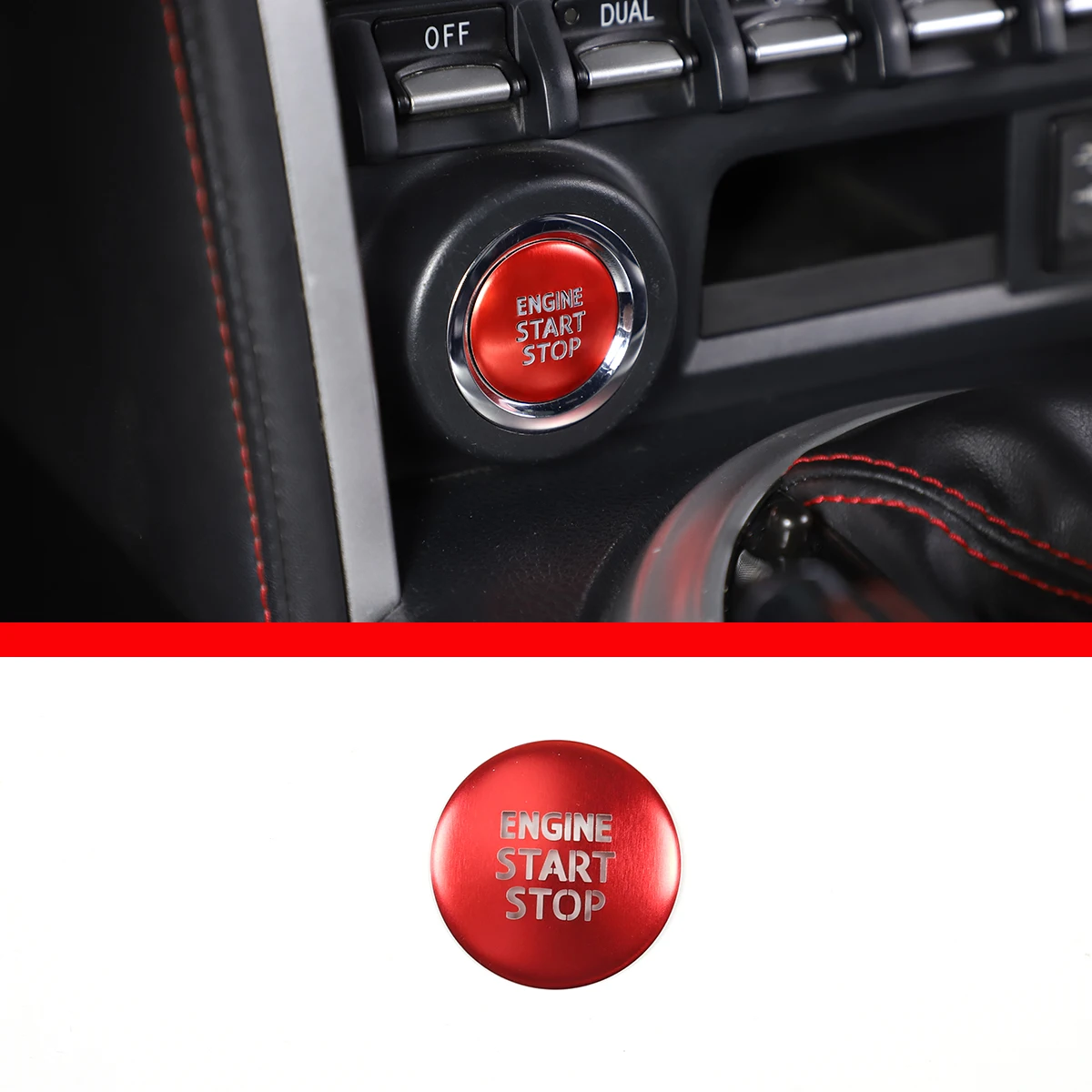 Для 2012-2020 Toyota 86/Subaru BRZ автомобильный двигатель из нержавеющей стали однокнопочный