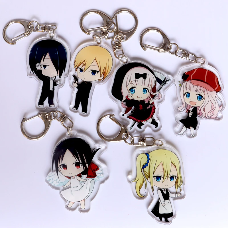 Kaguya брелок для ключей с надписью Same Love Is War Shinomiya Fujiwara Miyuki Shirogane Chika милый аниме