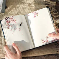 colour home page notebook chinese style creative hardcover diary books weekly planner handbook scrapbook beautiful poison