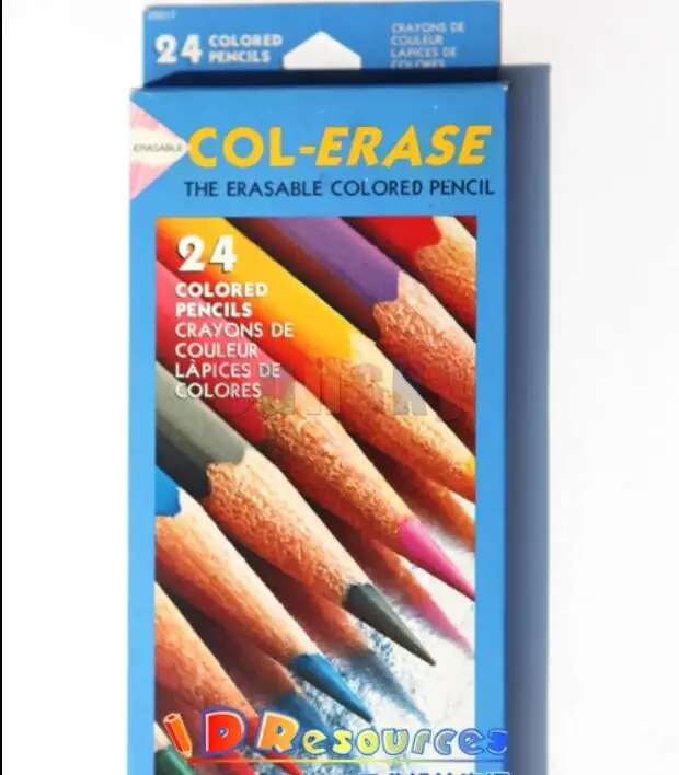 24 цвета комикс цветной карандаш со стирающимися чернилами Санфорд prismacolor lapis