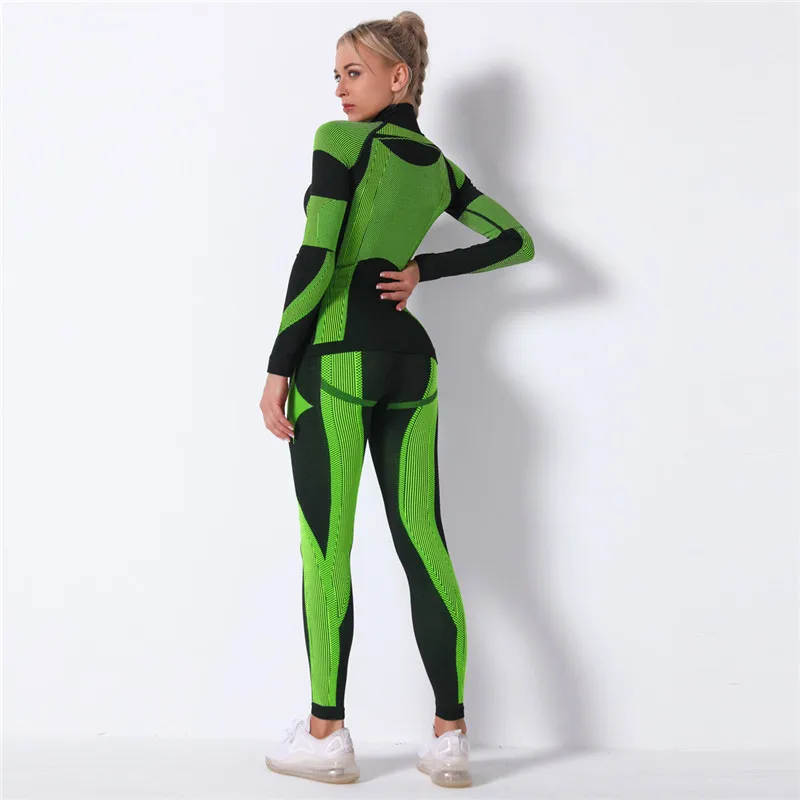 2 шт./компл. спортивные костюмы для йоги женские фитнеса тренажерного зала одежда