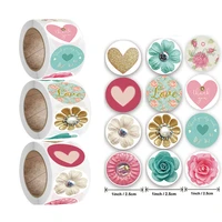 sticker fashion aesthetic 500pcs heart kawaii animal teacher reward sticker for kids gift packaging label pretty cute stationery