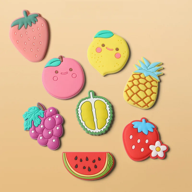 

1pcs Colorful Fruit Refrigerator Magnets Office Message Cute Strawberry Sticker Home Fridge Sticker Home Decoration Stationery
