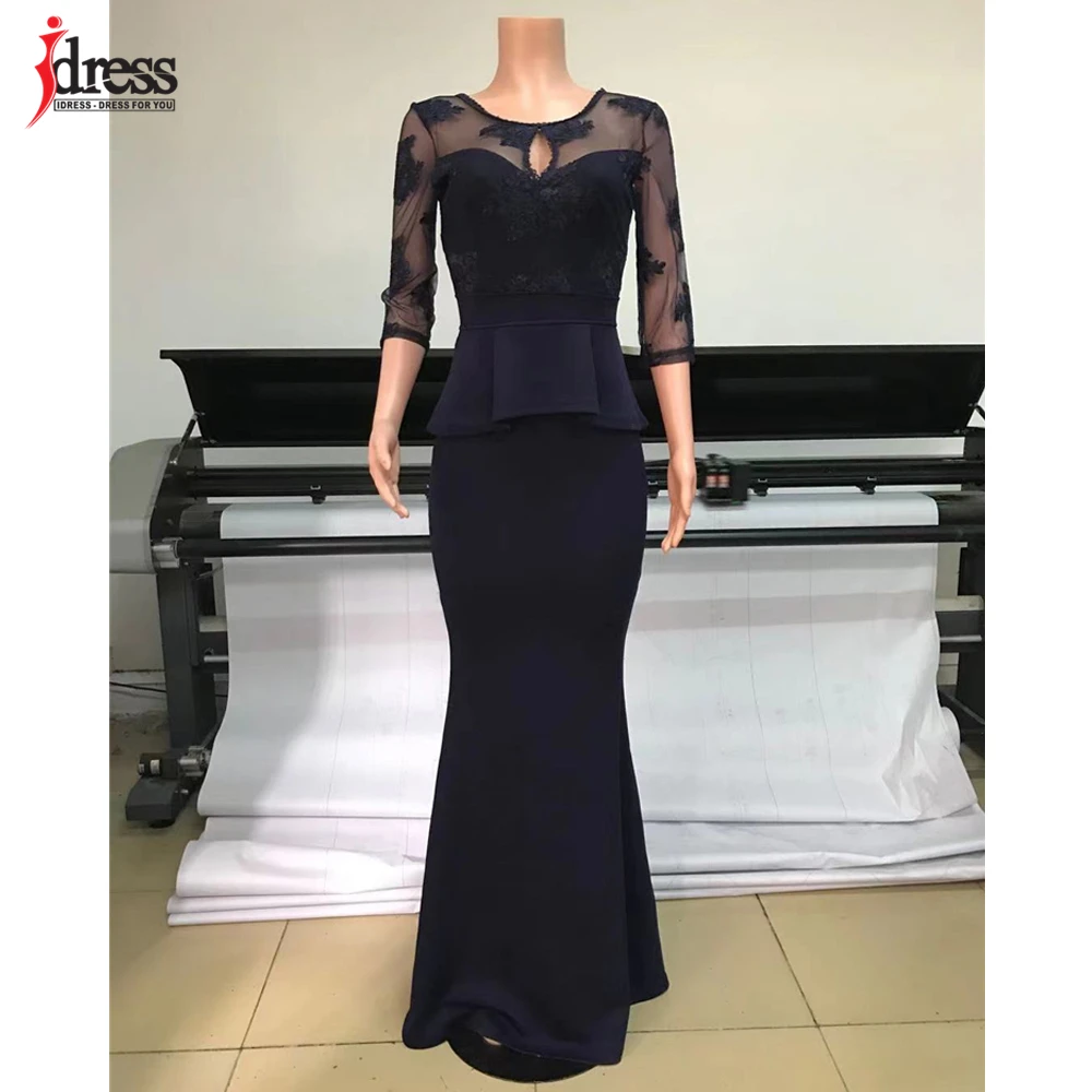Модные платья iDress женские летние длинные 2021 женское элегантное длинное вечернее
