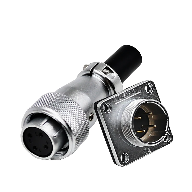 Реверсивный монтаж авиационного разъема WS16-2-ядерный 3-ядерный 4-отверстийный 5-7-9 контактный 10-ядерный разъем женского и мужского типа.