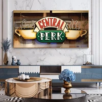 central perk cafe canvas painting friends tv show posters and prints scandinavian wall art for living room home decor cuadros