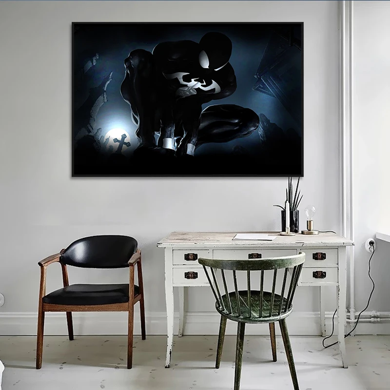 Marvel холст Мстители Человек-паук Холст плакат живопись на холсте Мультфильмы для