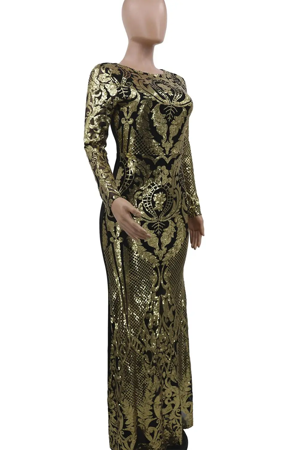 Yooneedi 2019 осеннее дизайнерское сексуальное женское платье с блестками цветное