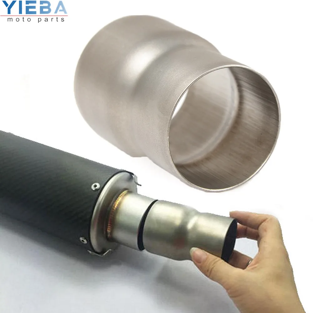 Новое поступление адаптер выхлопных газов из нержавеющей стали для мотоцикла