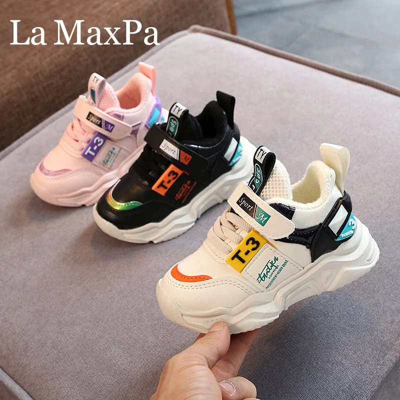 Детская обувь для девочек зимние теплые кроссовки с хлопком детские теннисные