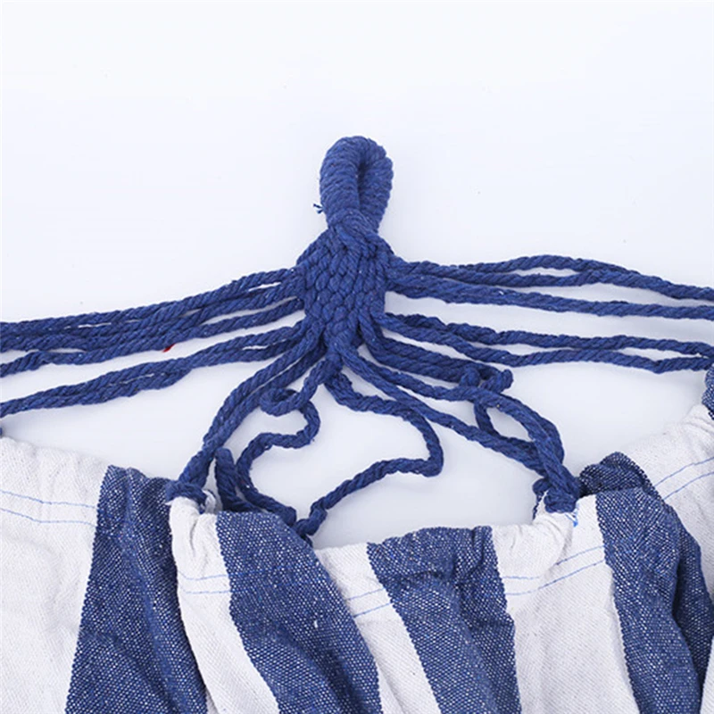 

Outdoor Double Canvas Hammock Multicolor Portable Travel Camping Hanging Hammock Swing Lazy Chair Leisure Hammocks