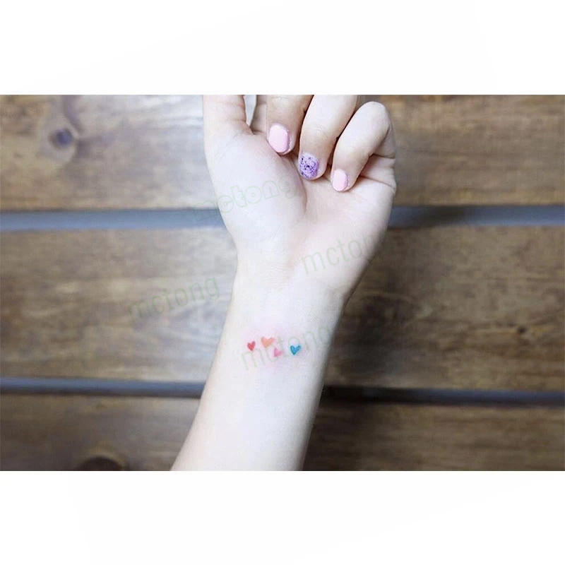 Водостойкая Временная тату-наклейка Ins фигурка полумесяца поддельная