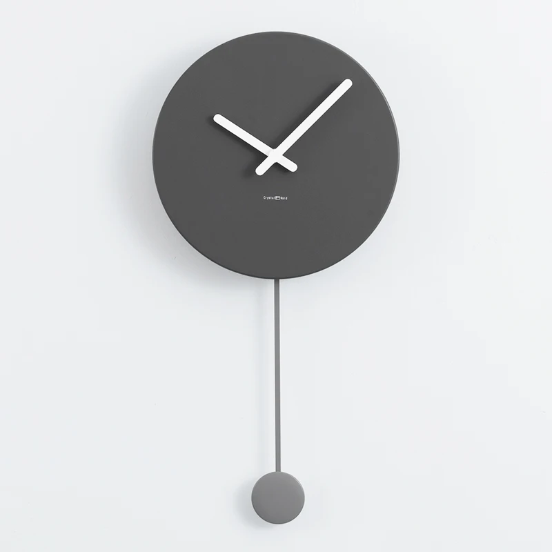 Настенные часы в скандинавском стиле деревянные современные дизайнерские