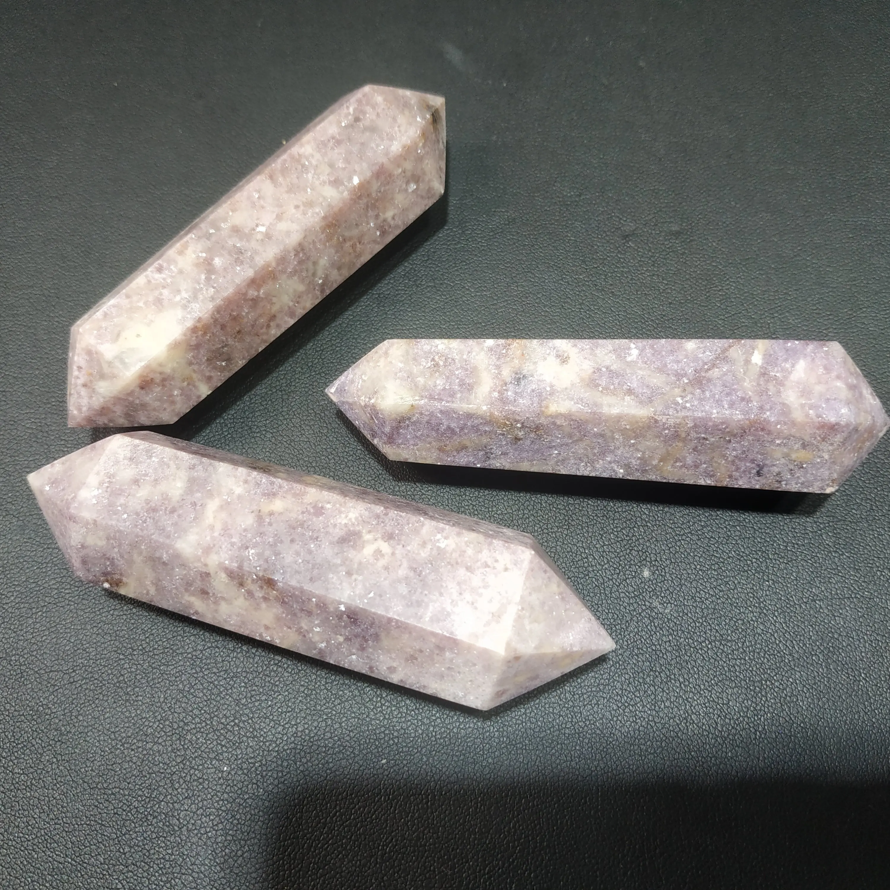 Натуральный кристалл Lepidolite Tower Crystal Quartz лечебные точки | Дом и сад