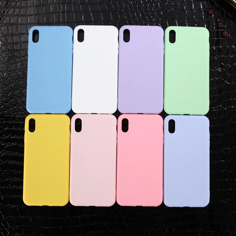 Чехол карамельного цвета для iPhone 11 12 Pro iPhone11 SE 2020 7 6 6S 8 Plus противоударный мягкий