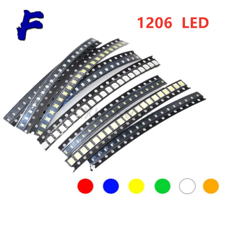 100 шт./партия светодиодные лампы