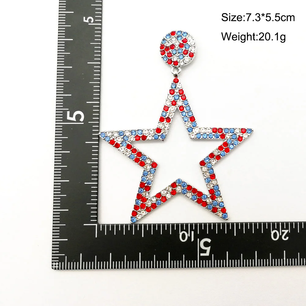 Серьги-подвески женские с цветными кристаллами и камнями