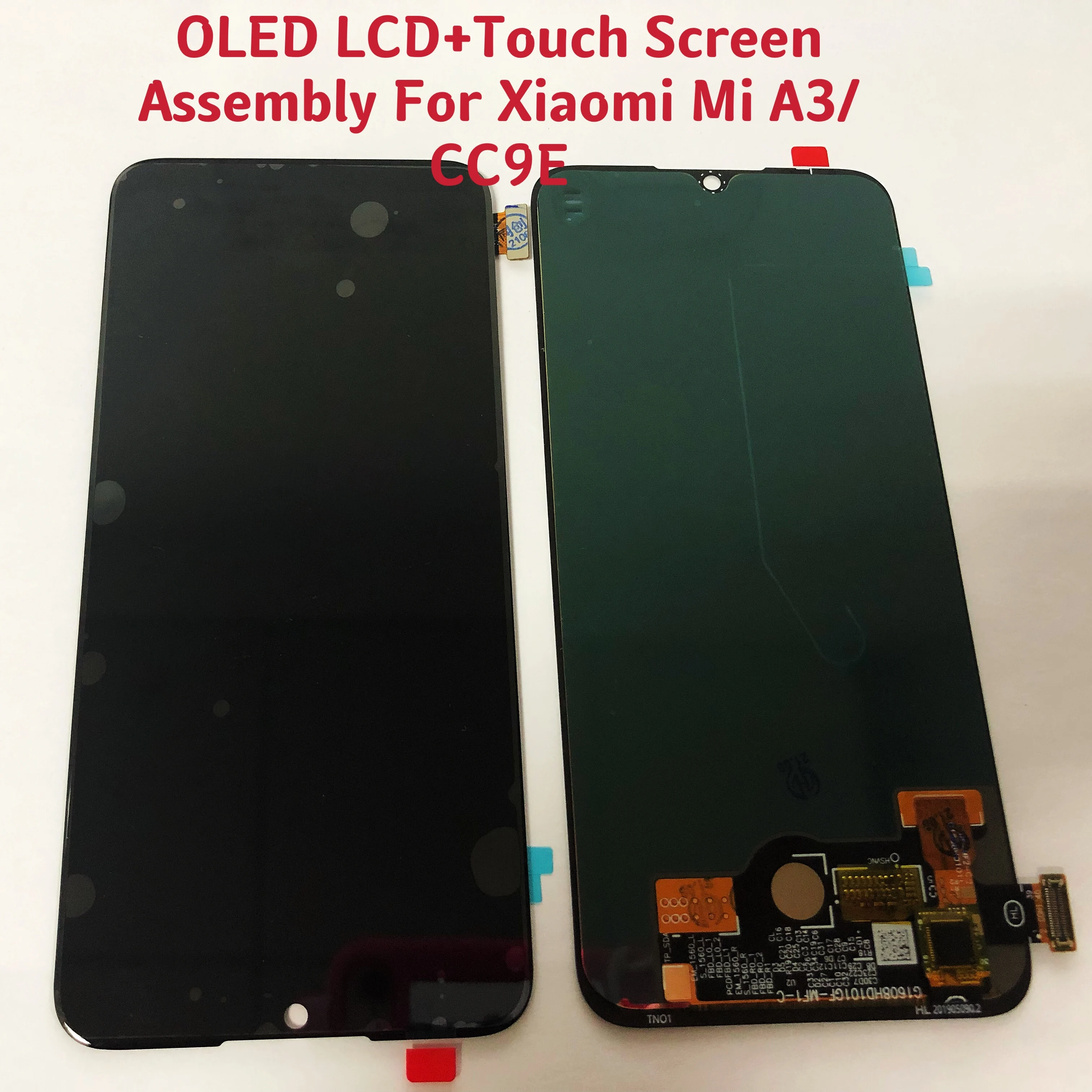 5 шт./лот оптовая цена OLED протестированный ЖК-дисплей для Xiaomi Mi A3 MI CC9E с сенсорным