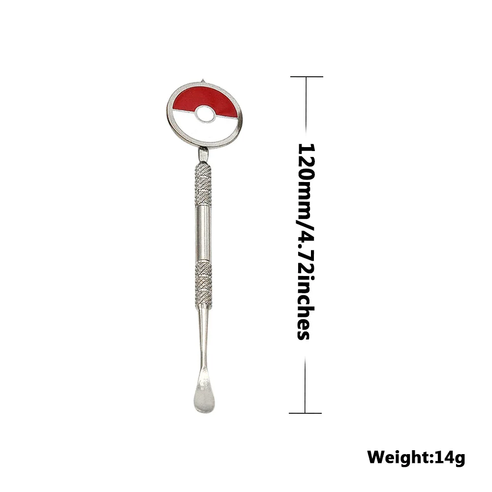 Нержавеющая сталь Carb Cap Dabber воск масло папа инструмент 4 7 дюйма ручка каверсы
