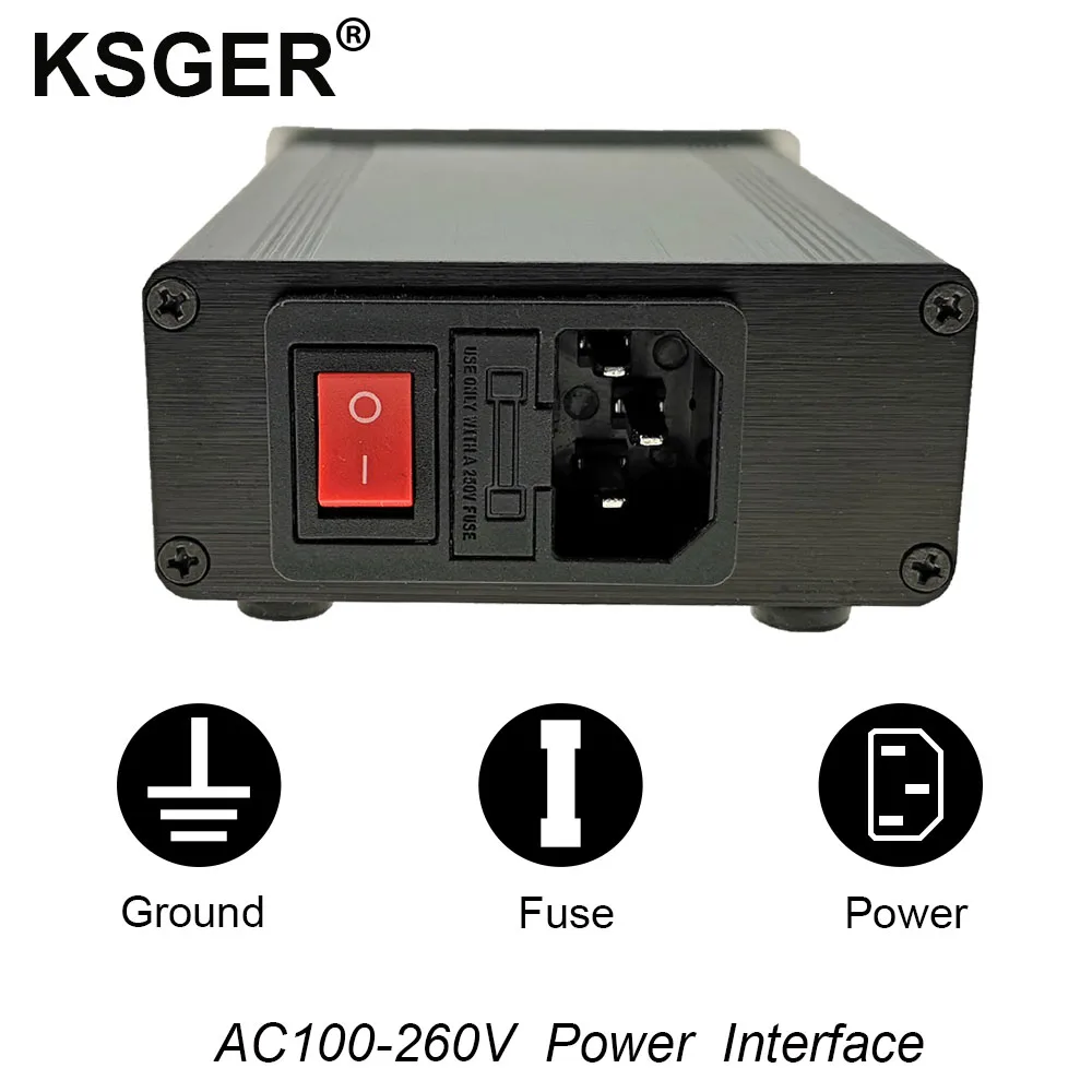 KSGER DIY T12 OLED паяльная станция STM32 V2.1S авто-сон T12 железные наконечники комплекты для сварки ABS держатель ручки Стенд CNC Передняя панель