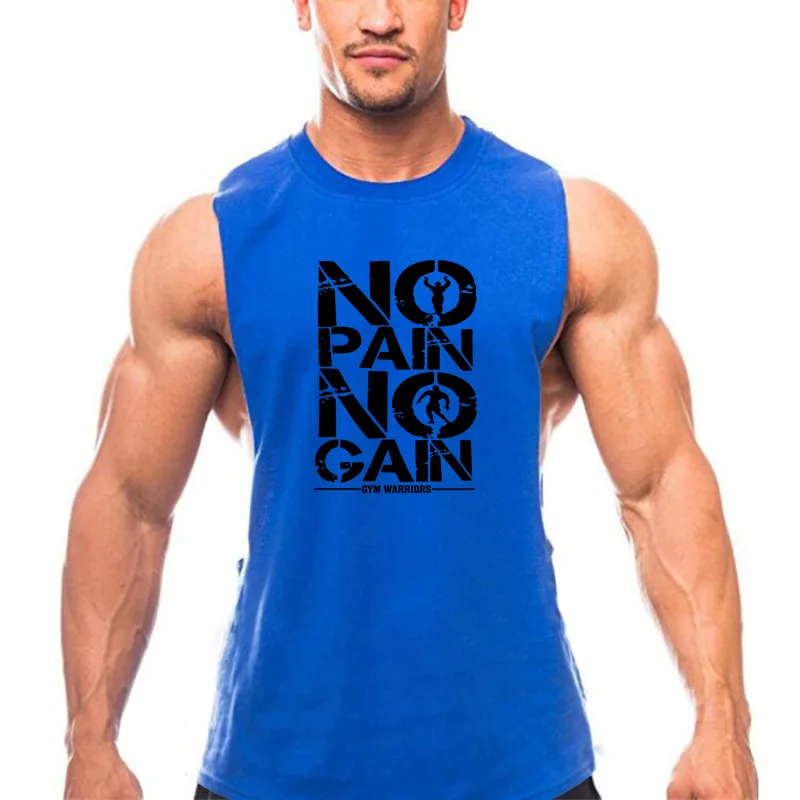 Новый жилет для фитнеса Мужская майка без рукавов рубашка бодибилдинга