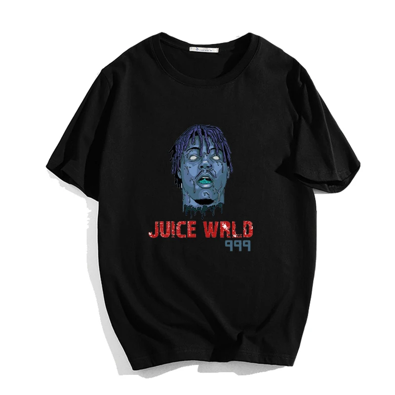 Мужская футболка с принтом Juice Wrld мужские повседневные топы футболки женская