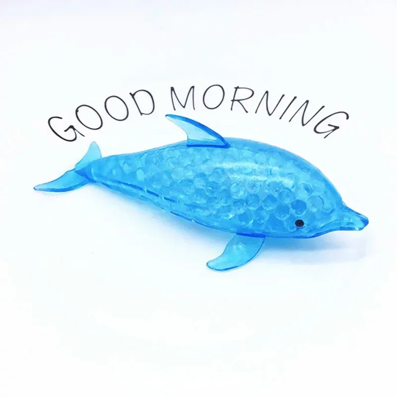 

Creative Soft Dolphin Shark Stress Relief Squeeze Toy For Kids Marine Animal Model Decompression Vent Ball Children Squeeze Toys