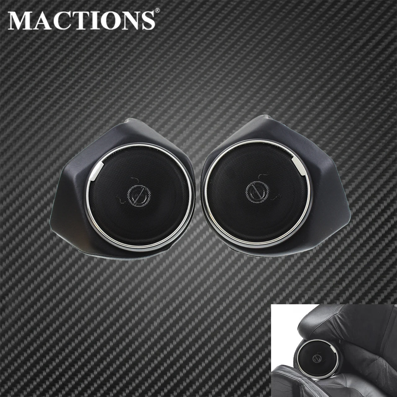 Мотоцикл спинка Тур пак пакет задний динамик для Harley Touring Street Glide Road King FLHR FLHX 2014 2015